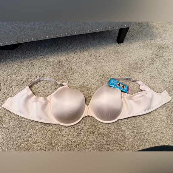 NWT Vanity Fair | Beauty Back Extended Side Back Smoother Quartz Pink Bra | 42C - Picture 3 of 9